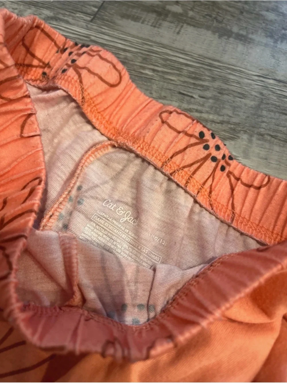Cat & Jack Coral Pink Floral 'Dream All Day' Pajama Set